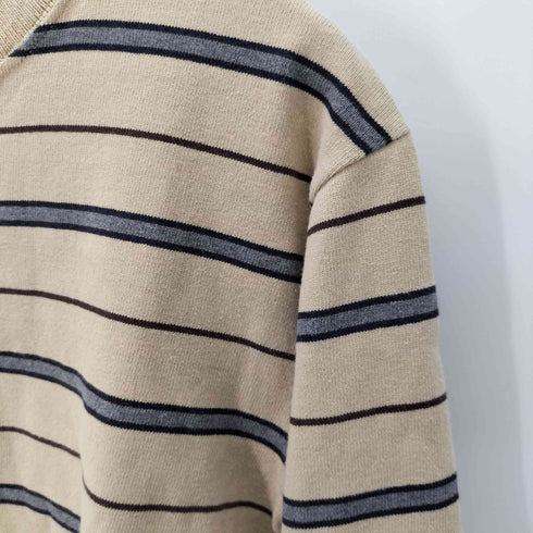 バーバリアン BARBARIAN カナダ製 L/S ボーダーカットソー メンズ JPN:S